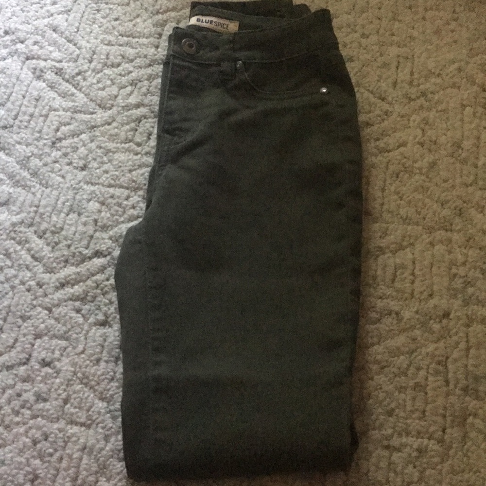 Olive Green Skinny Jeans